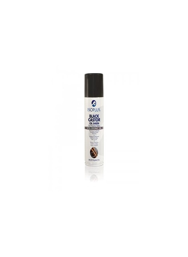 Isoplus Black Castor Oil Sheen w/Coconut Oil 9 oz - Image 1